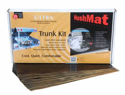 Hushmat - Hushmat Ultra Insulating/DampingMaterial Cargo Kit(16) 12"x23" Stealth BlackFoil 31 SqFt 10330