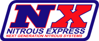 Nitrous Express - Nitrous Express 3AN SS Braided Hose Blue, 12 inch 10012