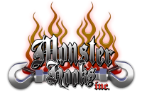 Monster Hooks - Monster Hooks Hex Flo Tip Angle w/Laser Badge MH-45BALB