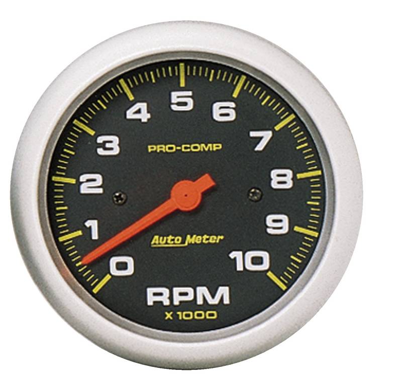 Auto Meter #5161 Gauge; Tachometer; 3 3/8in.; 10k RPM; In-Dash