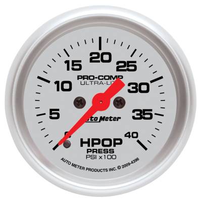 Auto Meter - Auto Meter Gauge; High Press Oil Pump; 2 1/16in.; 4kpsi; Digital Stepper Motor; Ultra-Lite 4396