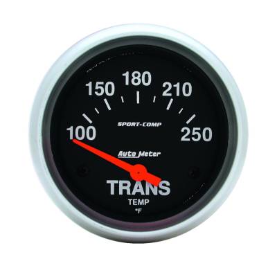 Auto Meter - Auto Meter Gauge; Transmission Temp; 2 5/8in.; 100-250deg. F; Electric; Sport-Comp 3552