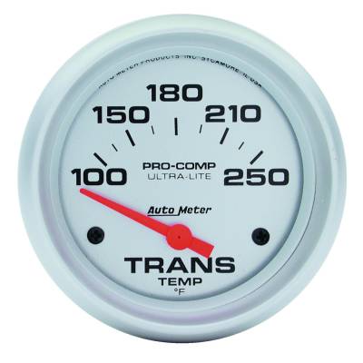 Auto Meter - Auto Meter Gauge; Transmission Temp; 2 5/8in.; 100-250deg. F; Electric; Ultra-Lite 4457