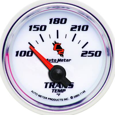 Auto Meter - Auto Meter Gauge; Transmission Temp; 2 1/16in.; 100-250deg. F; Electric; C2 7149