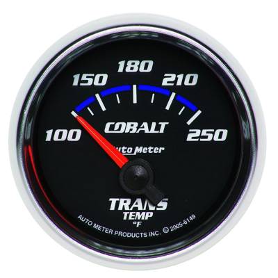 Auto Meter - Auto Meter Gauge; Transmission Temp; 2 1/16in.; 100-250deg. F; Electric; Cobalt 6149