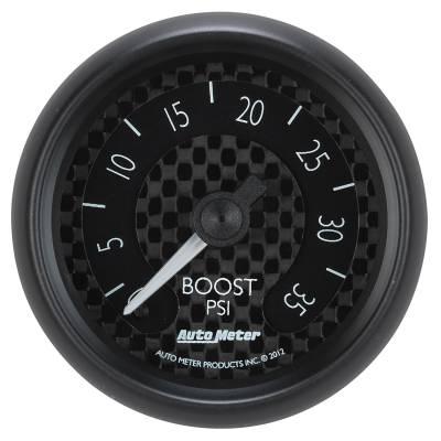 Auto Meter - Auto Meter Gauge; Boost; 2 1/16in.; 35psi; Mechanical; GT 8004