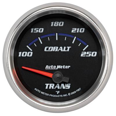 Auto Meter - Auto Meter Gauge; Transmission Temp; 2 5/8in.; 100-250deg. F; Electric; Cobalt 7957