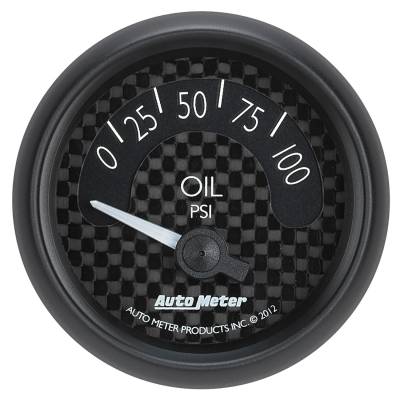 Auto Meter - Auto Meter Gauge; Oil Press; 2 1/16in.; 100psi; Elec; GT 8027