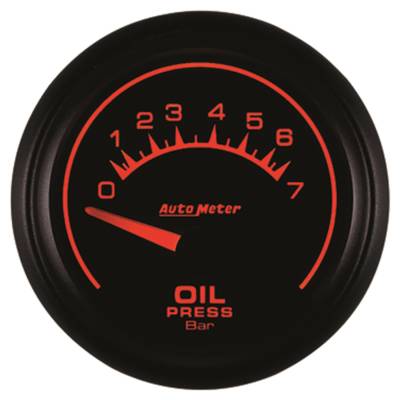 Auto Meter - Auto Meter Gauge; Oil Pressure; 2 1/16in.; 7 BAR; Electric; ES 5927-M