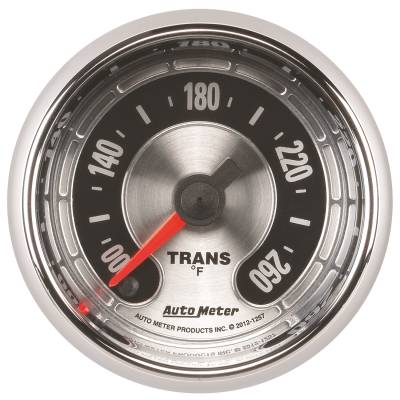 Auto Meter - Auto Meter Gauge; Trans Temp; 2 1/16in. 260deg. F; Digital Stepper Motor; American Muscle 1257