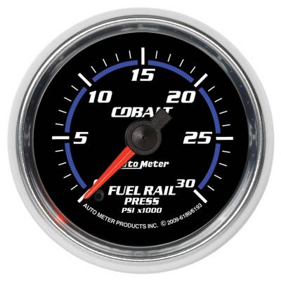 Auto Meter - Auto Meter Gauge; Rail Pressure (RAM 5.9L); 2 1/16in.; 30kpsi; Digital Stepper Motor; Cobal 6186