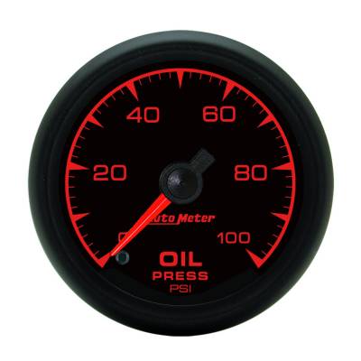 Auto Meter - Auto Meter Gauge; Oil Pressure; 2 1/16in.; 100psi; Digital Stepper Motor; ES 5953