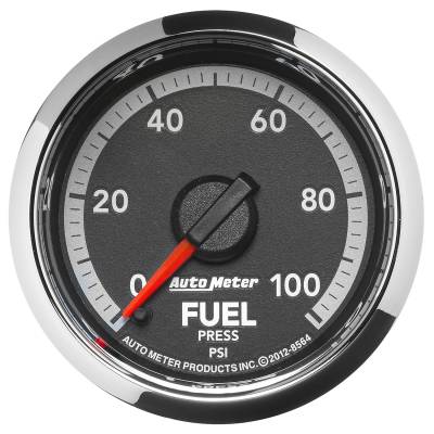Auto Meter - Auto Meter Gauge; Fuel Press; 2 1/16in.; 100psi; Digital Stepper Motor; Ram Gen 4 Fact. Mat 8564