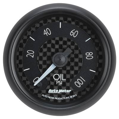 Auto Meter - Auto Meter Gauge; Oil Press; 2 1/16in.; 100psi; Digital Stepper Motor; GT 8053