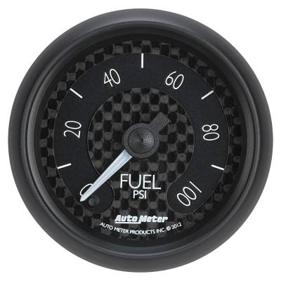 Auto Meter - Auto Meter Gauge; Fuel Pressure; 2 1/16in.; 100psi; Digital Stepper Motor; GT 8063