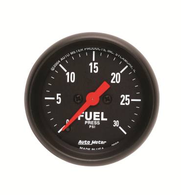 Auto Meter - Auto Meter Gauge; Fuel Pressure; 2 1/16in.; 30psi; Digital Stepper Motor; Z Series 2660