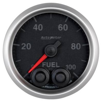 Auto Meter - Auto Meter Gauge; Fuel Press; 2 1/16in.; 100psi; Digital Stepper Motor w/Peak/Warn; Elite 5671