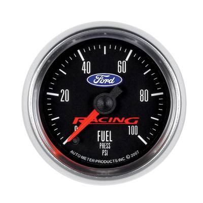 Auto Meter - Auto Meter Gauge; Fuel Press; 2 1/16in.; 100psi; Digital Stepper Motor; Ford Racing 880080