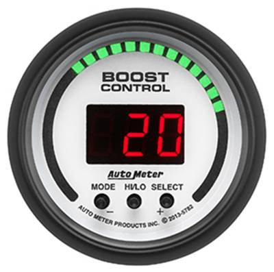Auto Meter - Auto Meter Gauge; Boost Controller; 2 1/16in.; 30inHg-30psi; incl. solenoid; Digital; Phant 5782