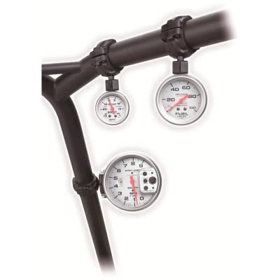 Auto Meter - Auto Meter Gauge Mount; Roll Pod for 1.5in. Roll Cage; fits 2 1/16in. gauge; Black 48000