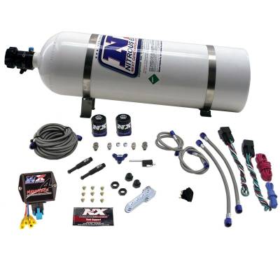 Nitrous Express - Nitrous Express SX2D DUAL STAGE DIESEL SYSTEM WITH MINI PROGRESSIVE CONTROLLER. NXD4000