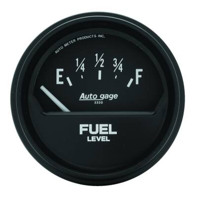 Auto Meter - Auto Meter Gauge; Fuel Level; 2 5/8in.; 73E to 10F; Elec; Black; AutoGage 2315