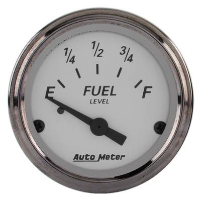 Auto Meter - Auto Meter Gauge; Fuel Level; 2 1/16in.; 73E to 10F; Elec; American Platinum 1905