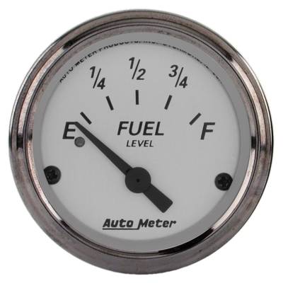 Auto Meter - Auto Meter Gauge; Fuel Level; 2 1/16in.; 240E to 33F; Elec; American Platinum 1906