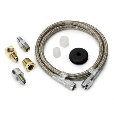 Auto Meter - Auto Meter Line; Braided Stainless Steel; #3 Dia.; 3ft. Length;-3AN and 1/8in. NPTF fitting 3234
