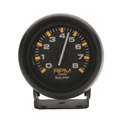 Auto Meter - Auto Meter Gauge; Tachometer; 2 3/4in.; 8k RPM; Pedestal; Blk Dial Blk Case; AutoGage 2305