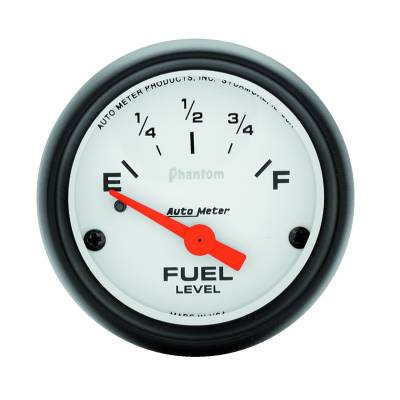 Auto Meter - Auto Meter Gauge; Fuel Level; 2 1/16in.; 0E to 30F; Elec; Phantom 5717