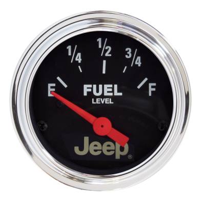 Auto Meter - Auto Meter Gauge; Fuel Level; 2 1/16in.; 73E to 10F; Elec; Jeep 880428