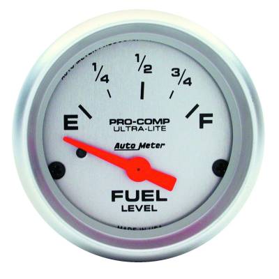 Auto Meter - Auto Meter Gauge; Fuel Level; 2 1/16in.; 73E to 10F(Aftermarket Linear); Elec; Ultra-Lite 4319