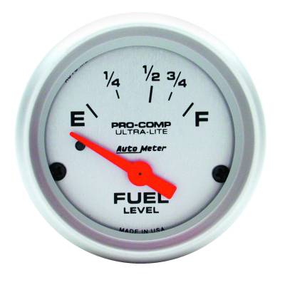 Auto Meter - Auto Meter Gauge; Fuel Level; 2 1/16in.; 73E to 10F; Elec; Ultra-Lite 4315