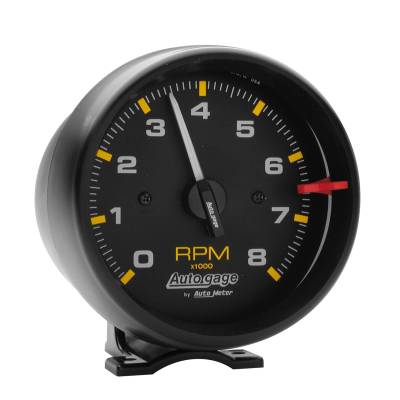 Auto Meter - Auto Meter Gauge; Tachometer; 3 3/4in.; 8k RPM; Pedestal; Blk Dial Blk Case; AutoGage 2300