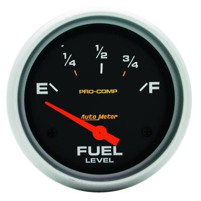 Auto Meter - Auto Meter Gauge; Fuel Level; 2 5/8in.; 0E to 90F; Elec; Pro-Comp 5415