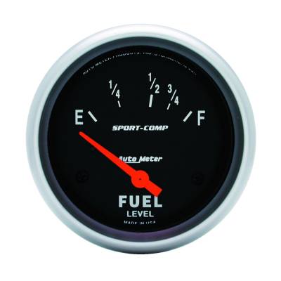 Auto Meter - Auto Meter Gauge; Fuel Level; 2 5/8in.; 16E to 158F; Elec; Sport-Comp 3518