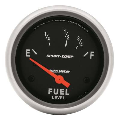 Auto Meter - Auto Meter Gauge; Fuel Level; 2 5/8in.; 73E to 10F; Elec; Sport-Comp 3515