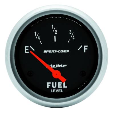 Auto Meter - Auto Meter Gauge; Fuel Level; 2 5/8in.; 0E to 90F; Elec; Sport-Comp 3514