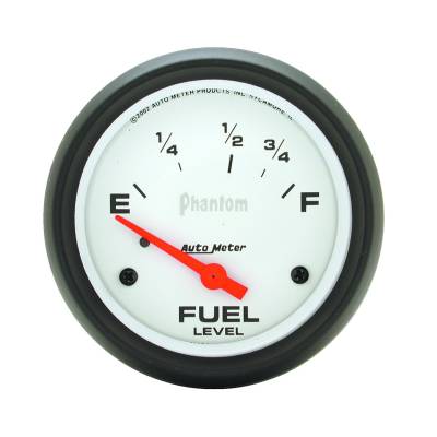 Auto Meter - Auto Meter Gauge; Fuel Level; 2 5/8in.; 73E to 10F; Elec; Phantom 5815