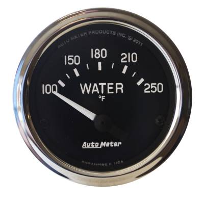 Auto Meter - Auto Meter Gauge; Water Temp; 2 1/16in.; 100-250deg. F; Electric; Cobra 201015