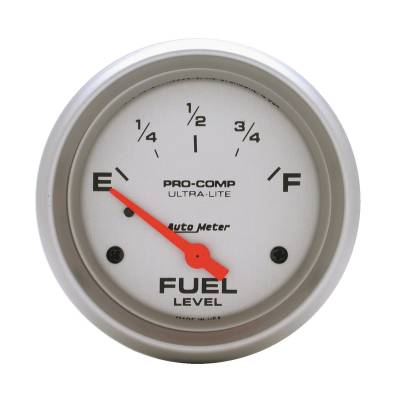 Auto Meter - Auto Meter Gauge; Fuel Level; 2 5/8in.; 0E to 30F; Elec; Ultra-Lite 4417