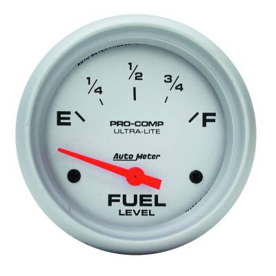 Auto Meter - Auto Meter Gauge; Fuel Level; 2 5/8in.; 0E to 90F; Elec; Ultra-Lite 4414