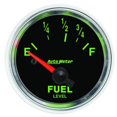 Auto Meter - Auto Meter Gauge; Fuel Level; 2 1/16in.; 73E to 10F; Elec; GS 3815