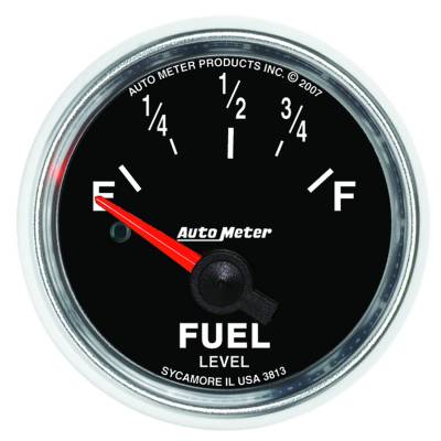 Auto Meter - Auto Meter Gauge; Fuel Level; 2 1/16in.; 0E to 90F; Elec; GS 3813