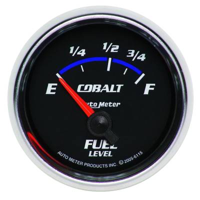 Auto Meter - Auto Meter Gauge; Fuel Level; 2 1/16in.; 73E to 10F; Elec; Cobalt 6115