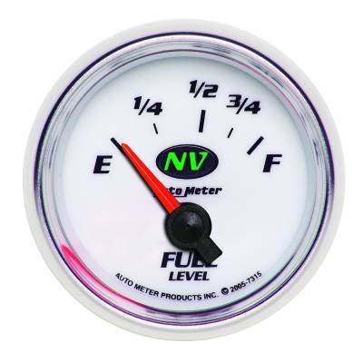 Auto Meter - Auto Meter Gauge; Fuel Level; 2 1/16in.; 73E to 10F; Elec; NV 7315