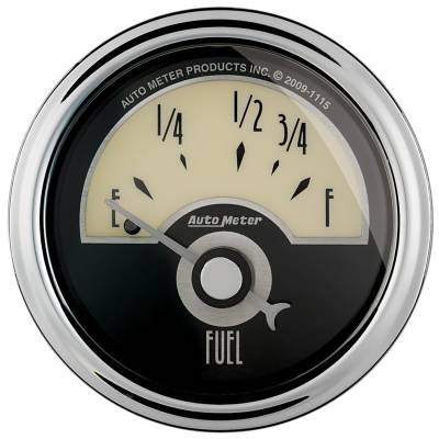 Auto Meter - Auto Meter Gauge; Fuel Level; 2 1/16in.; 73E to 10F; Elec; Cruiser AD 1105