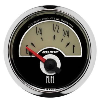 Auto Meter - Auto Meter Gauge; Fuel Level; 2 1/16in.; 73E to 10F; Elec; Cruiser 1115