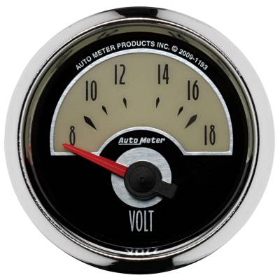 Auto Meter - Auto Meter Gauge; Voltmeter; 2 1/16in.; 18V; Elec; Cruiser 1193